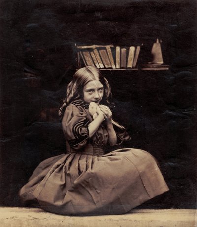 Mädchen mit Taube von Oscar Gustav Rejlander